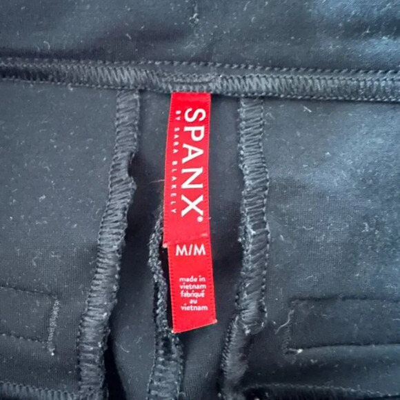 SPANX The Perfect Pants Slim Straight Black 20254R Medium Office Minimalist - Picture 14 of 16